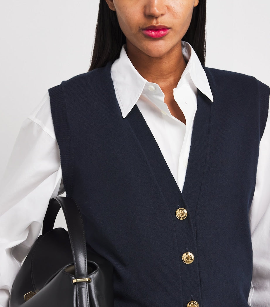 Wool-Cashmere Highland Gilet