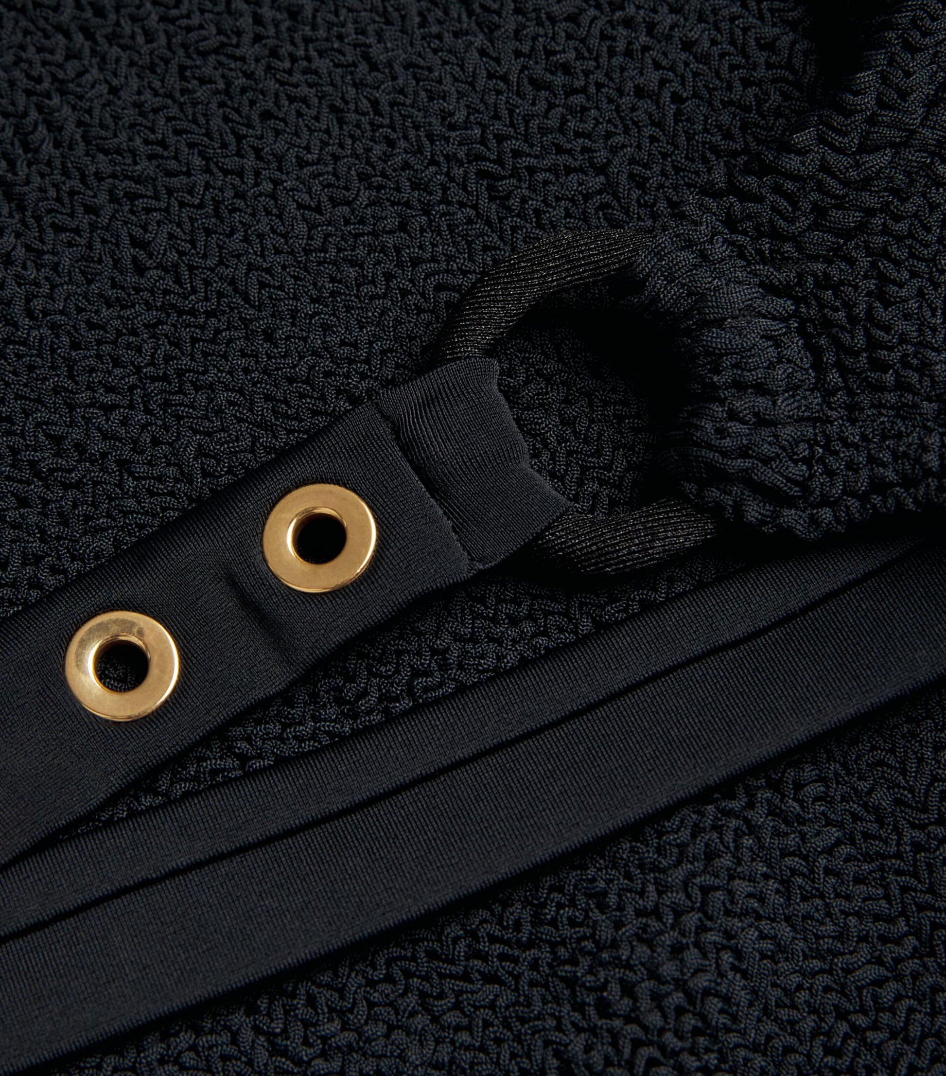 Eyelet Melody Swimsuit BLACK