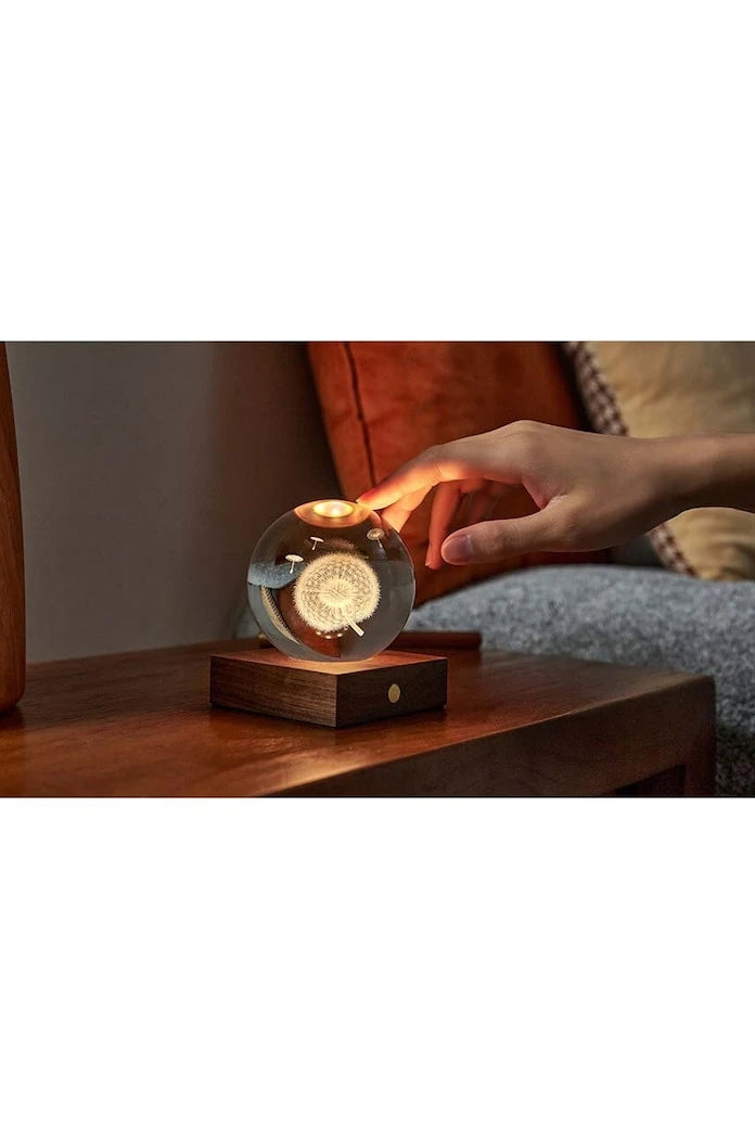 Led лампа Gingko Design Amber Crystal Light
