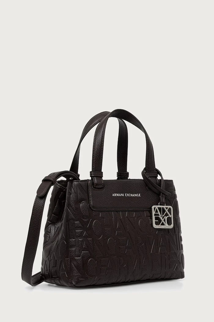 Armani Exchange kadın tote çanta suni deriden
