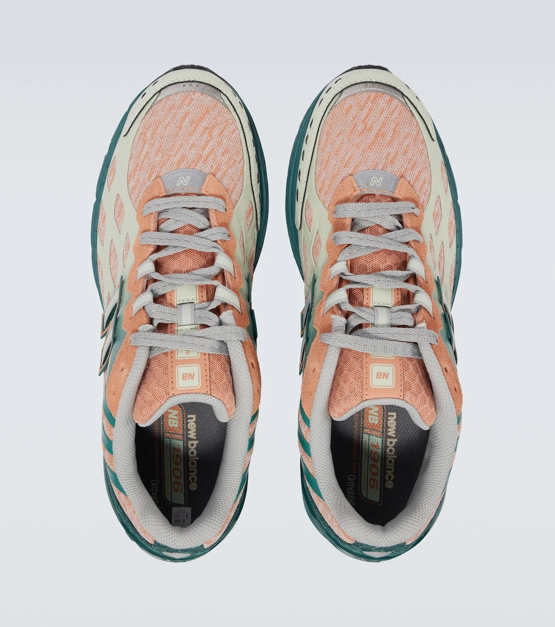 New Balance - 1906W suede and mesh sneakers