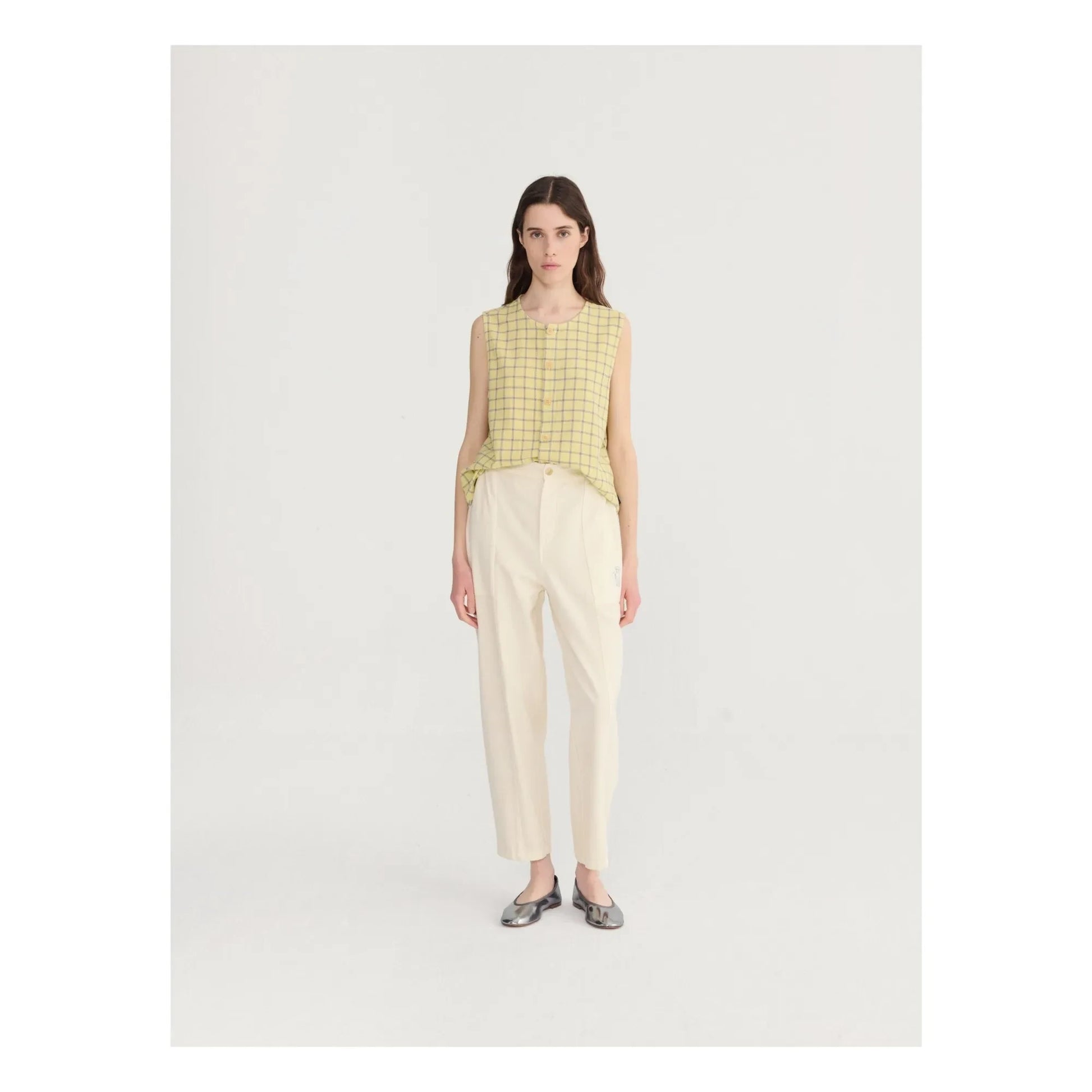 Bobo Choses - Top Spicy Window Bambula Cotton | Yellow