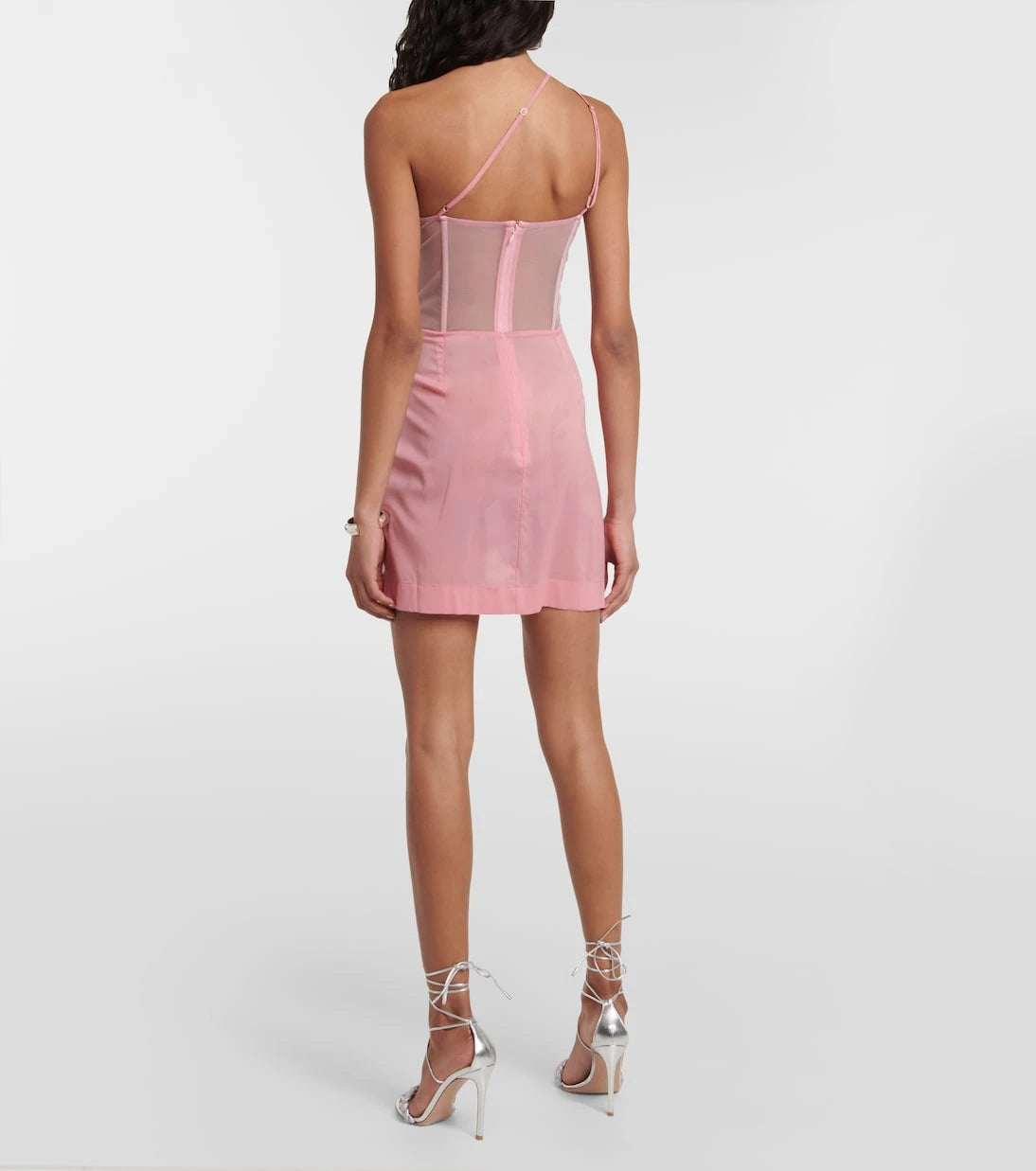 Nensi Dojaka - Draped one-shoulder minidress