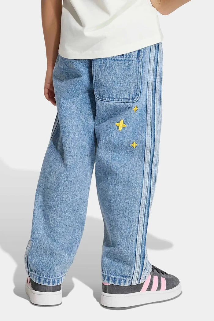adidas Originals çocuklar için bol kesim kot pantolon