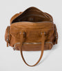 Brown Nappa Leather Top-Handle Bag