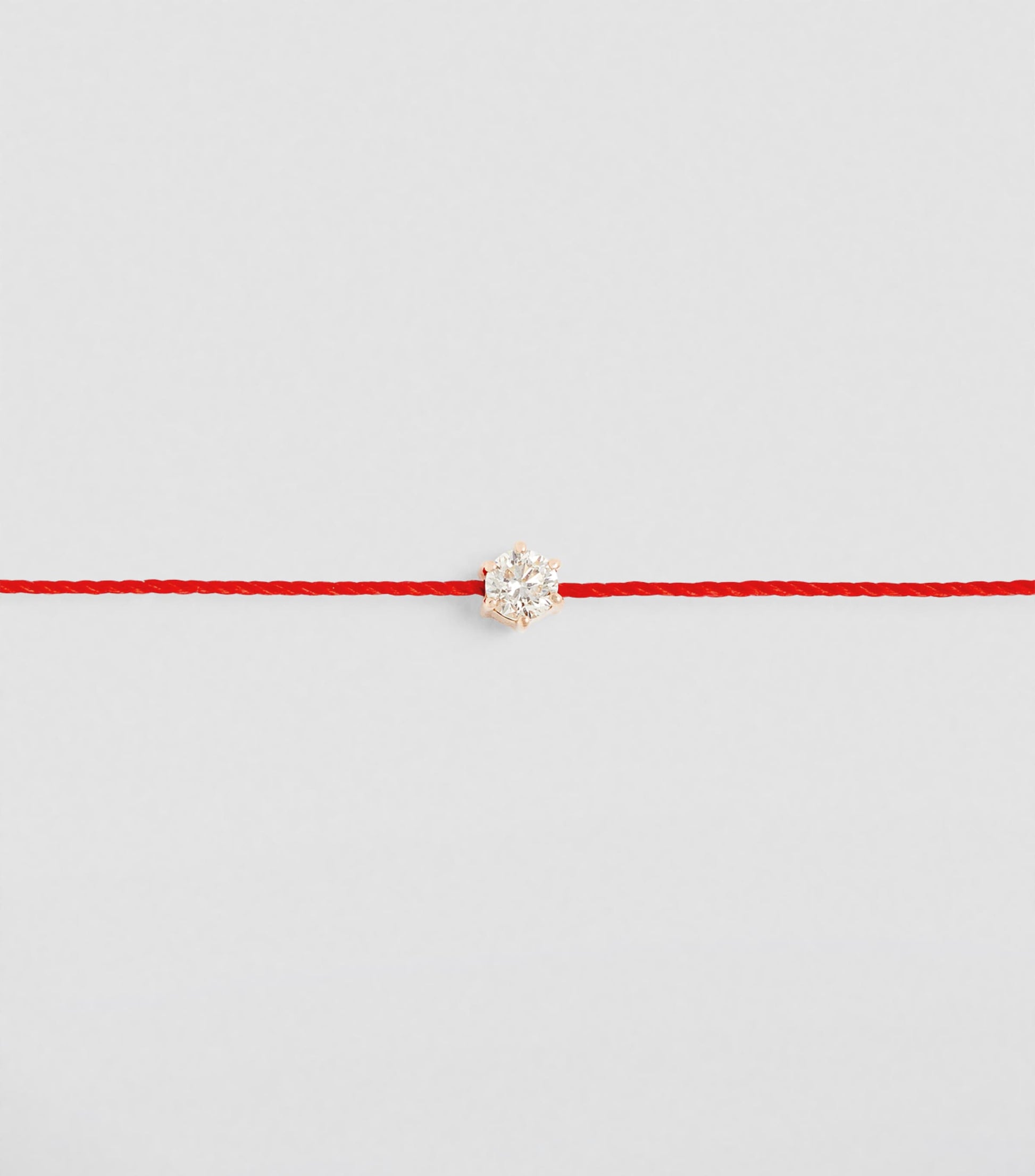 Rose Gold and Diamond Absolu Thread Bracelet