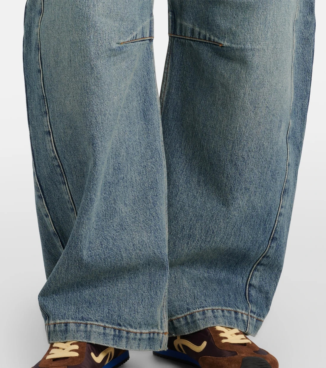 Loewe - Anagram barrel-leg jeans