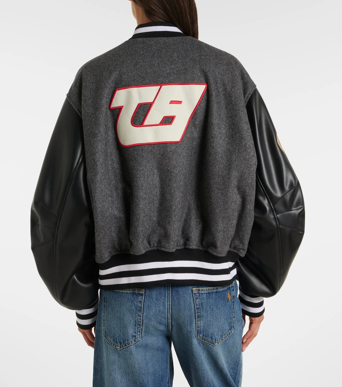 The Attico - Wool-blend varsity jacket