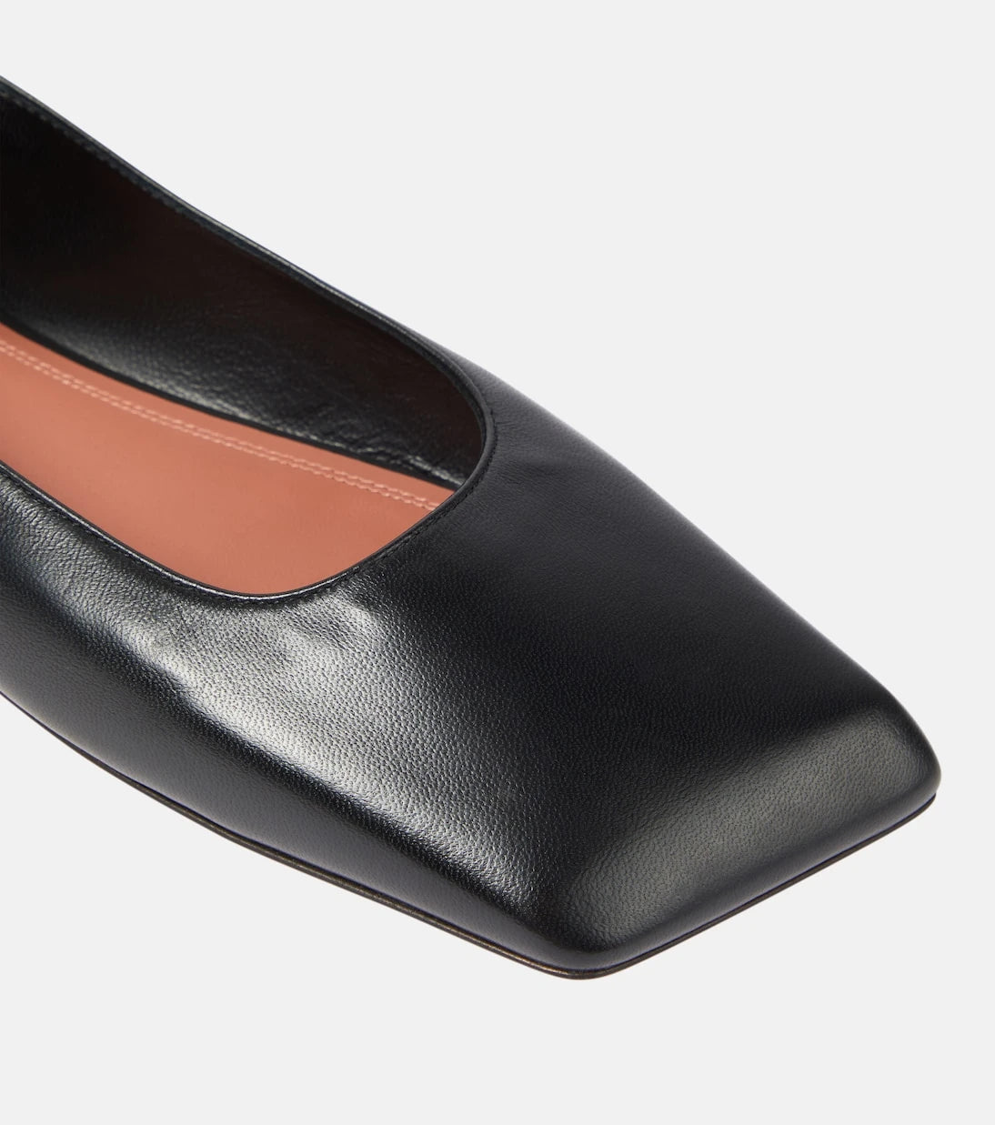 Amina Muaddi - Ane embellished leather ballet flats