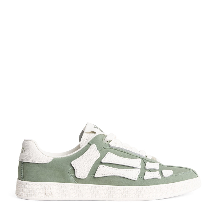 AMIRI Leather Pacific Bones Sneakers