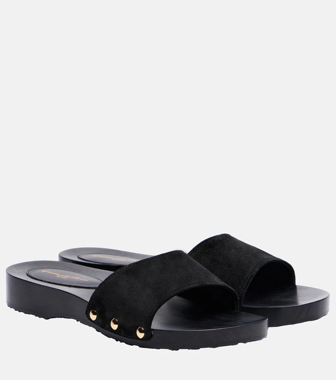 Gianvito Rossi - Riviera suede slides