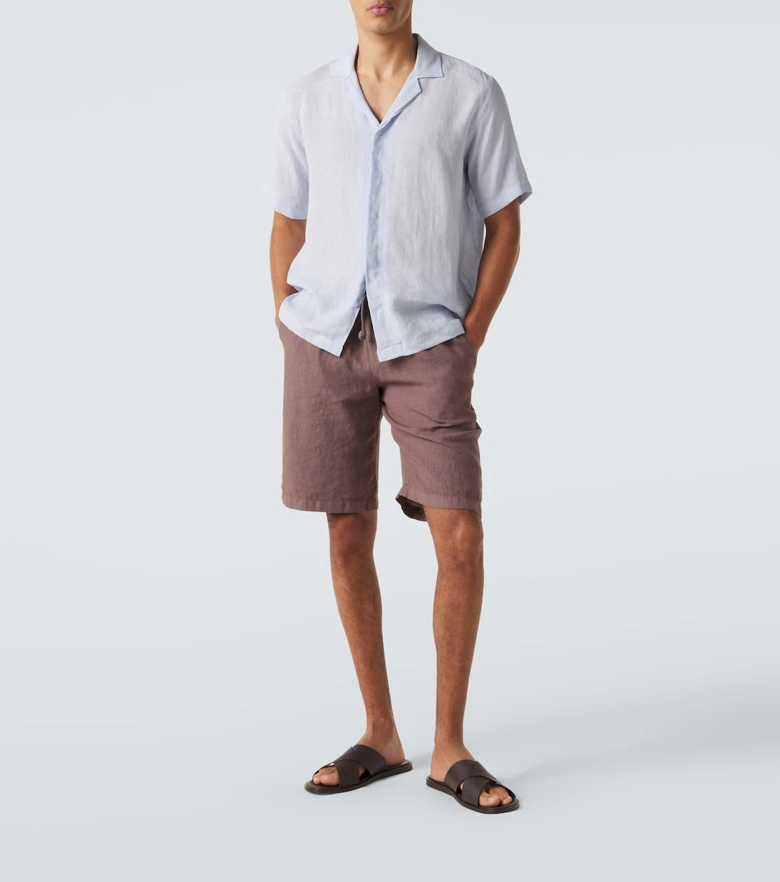 Fedeli - Linen Bermuda shorts