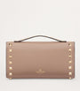 Valentino Garavani Nude Leather Rockstud Chain Wallet