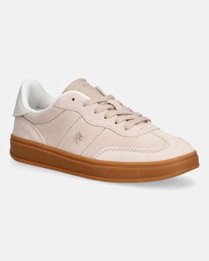 Tommy Hilfiger TH HERITAGE MONOGRAM SNEAKER Kadın Süet Spor Ayakkabı