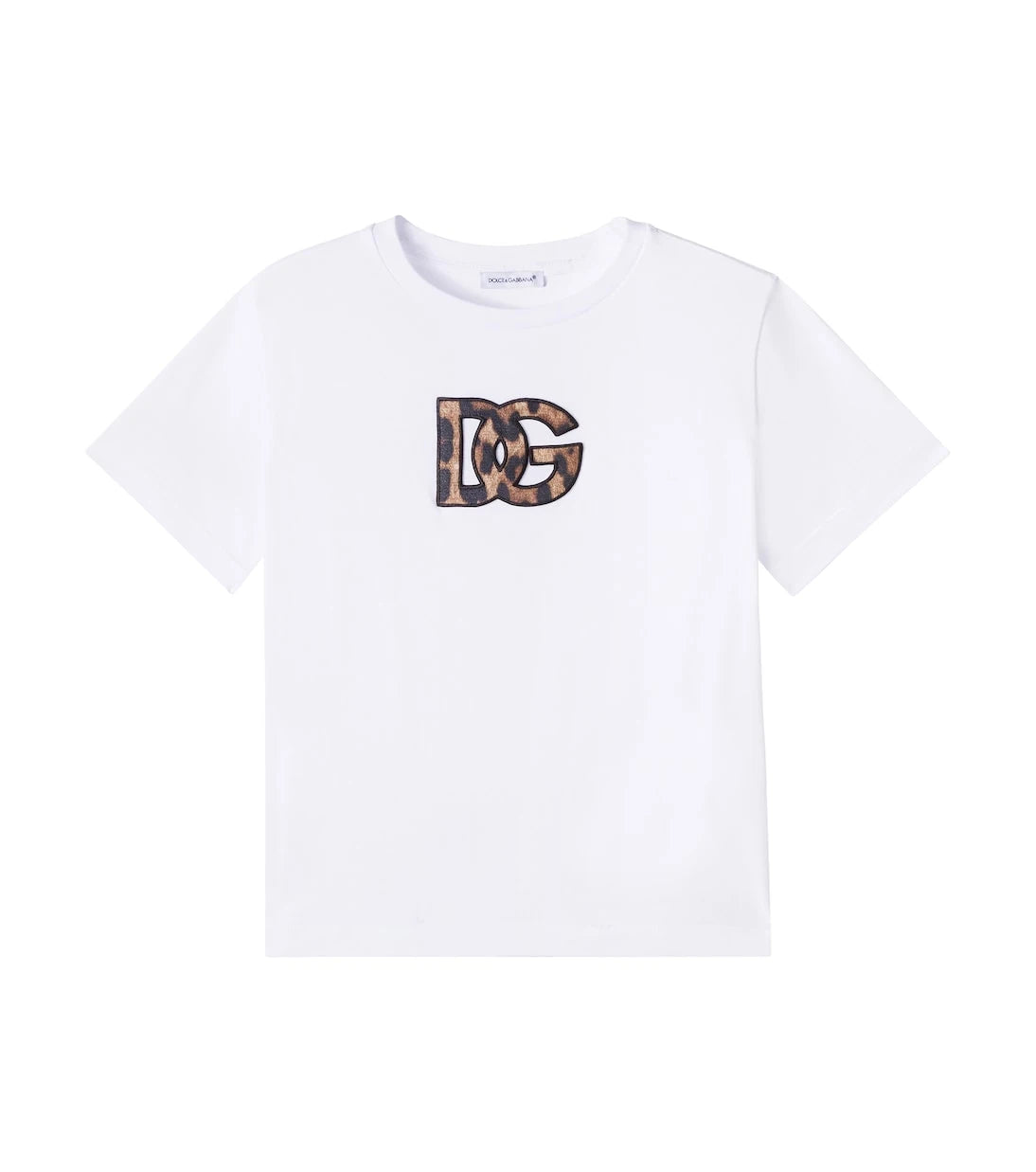 Dolce&Gabbana Kids - DG patch-appliqué cotton T-shirt