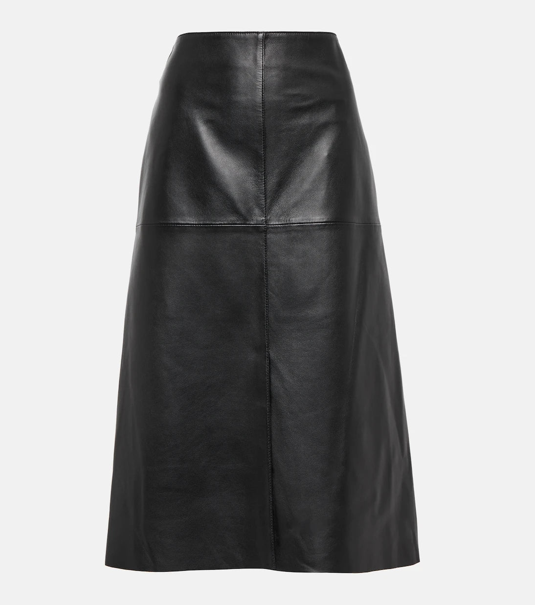 Joseph - Sidena A-line leather midi skirt