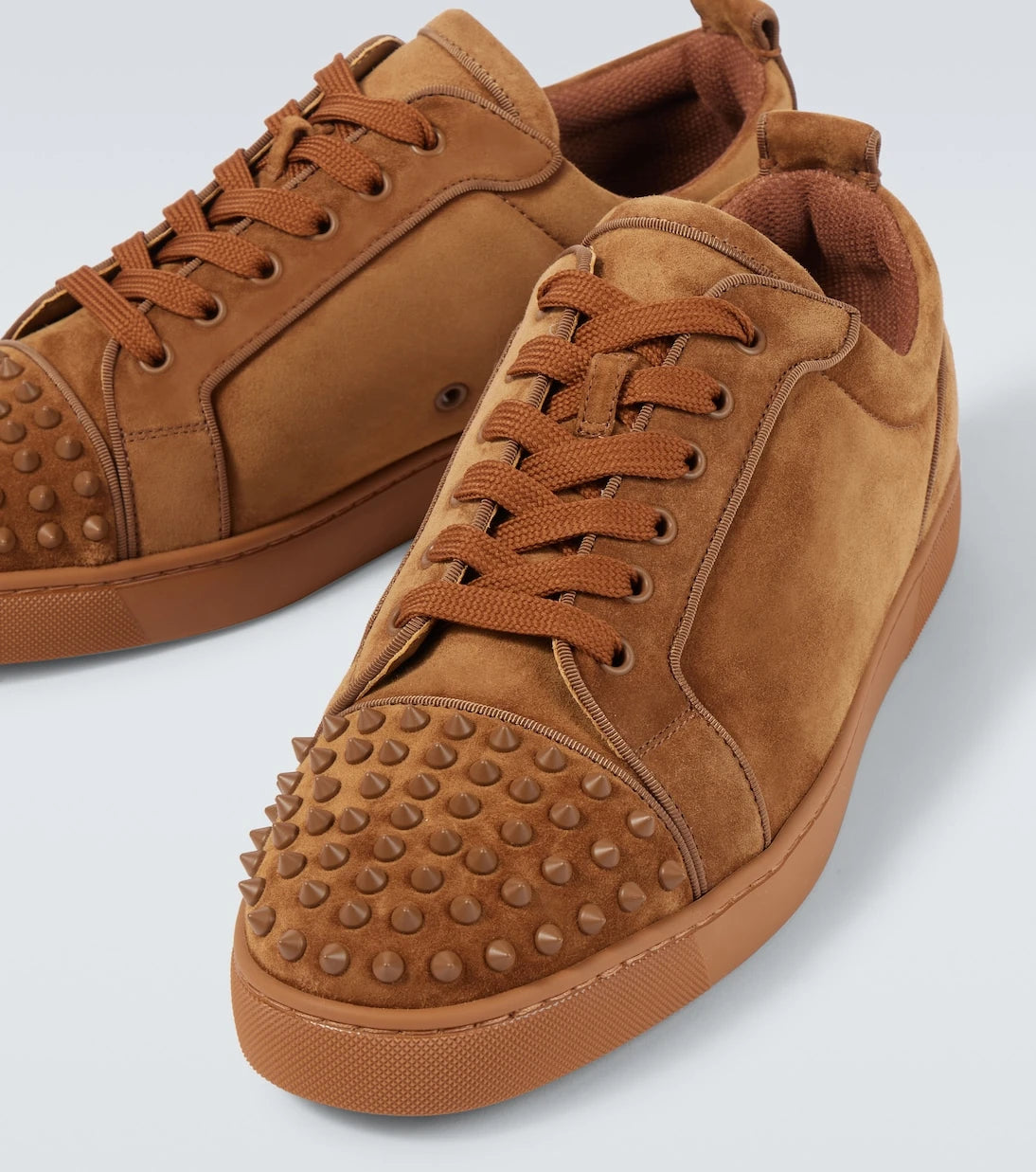 Christian Louboutin - Louis Junior Spikes suede sneakers