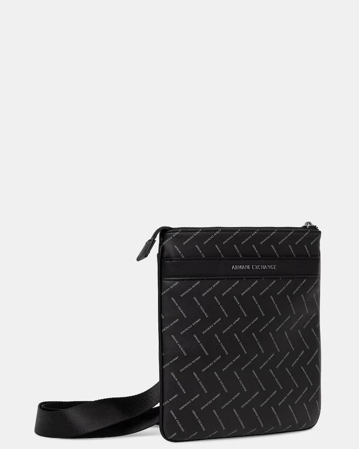 Armani Exchange Erkek Suni Deri Omuz Çantası