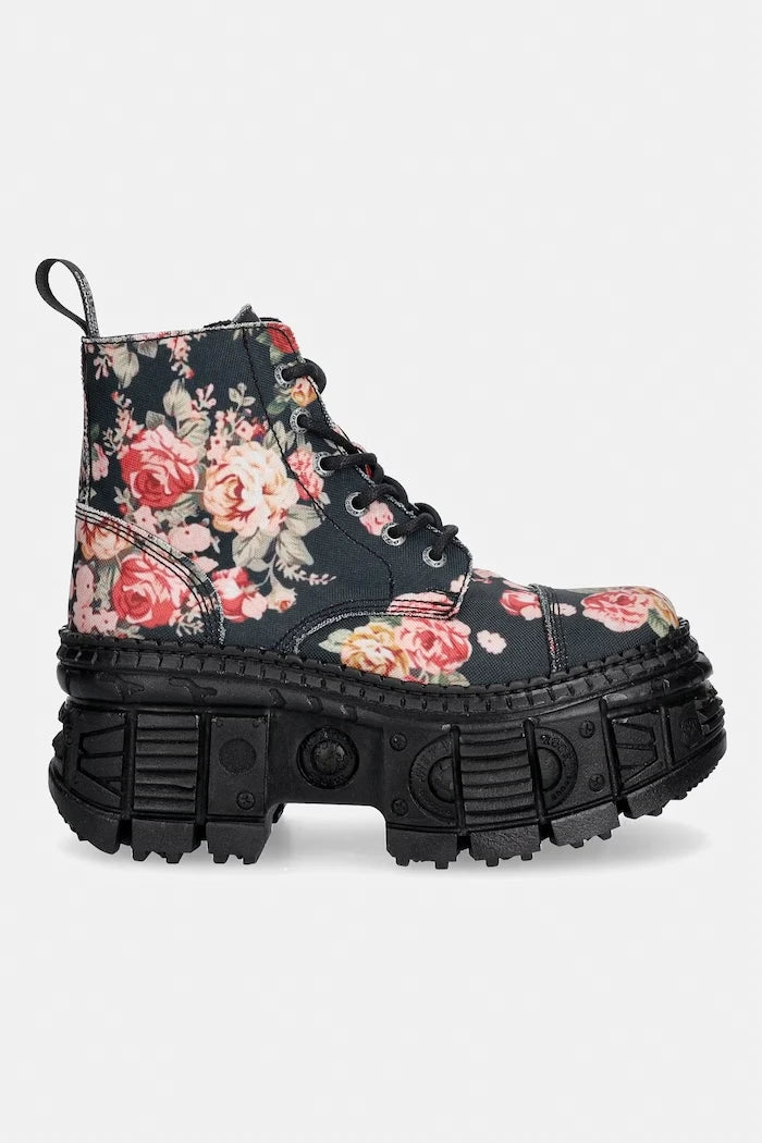 New Rock platformlu kadın botları ECO FLOR, TANK CASCO