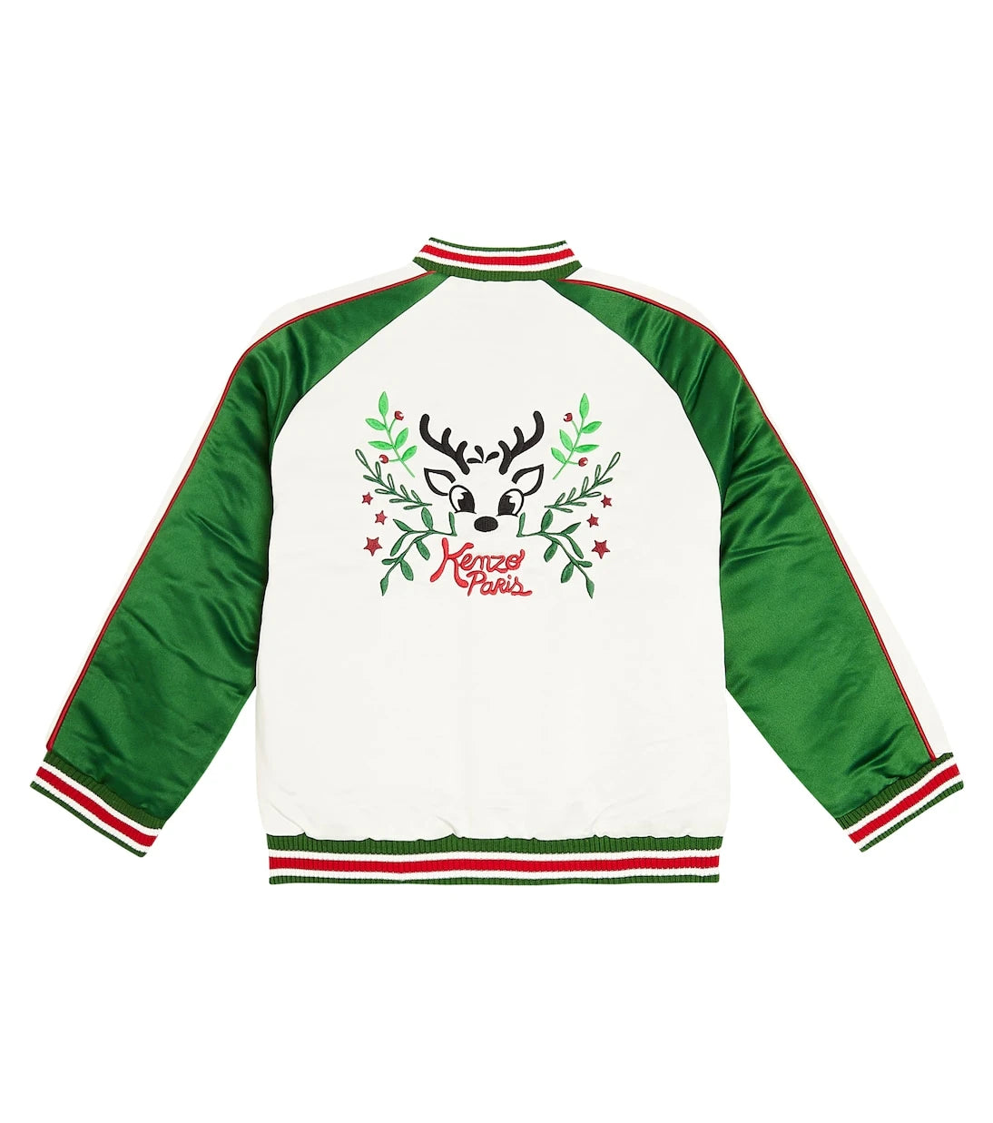 Kenzo Kids - Embroidered varsity jacket