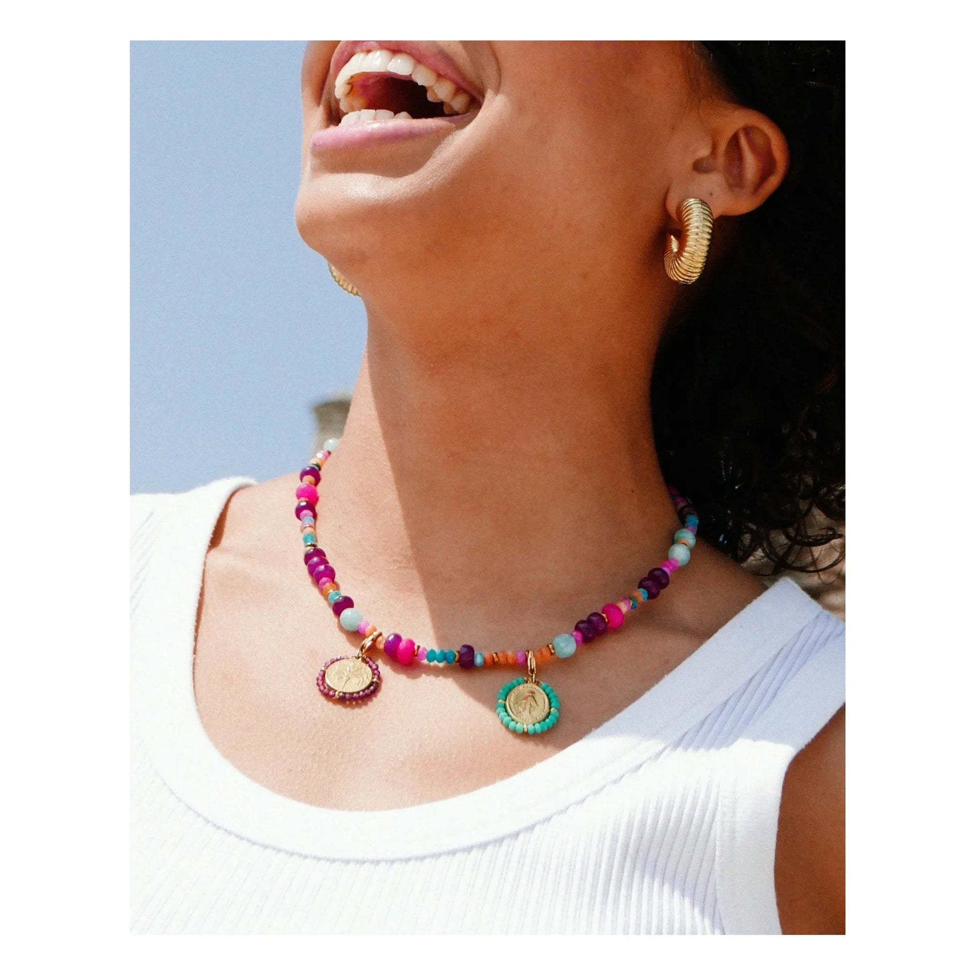 Palas - Gallipoli necklace | Pink
