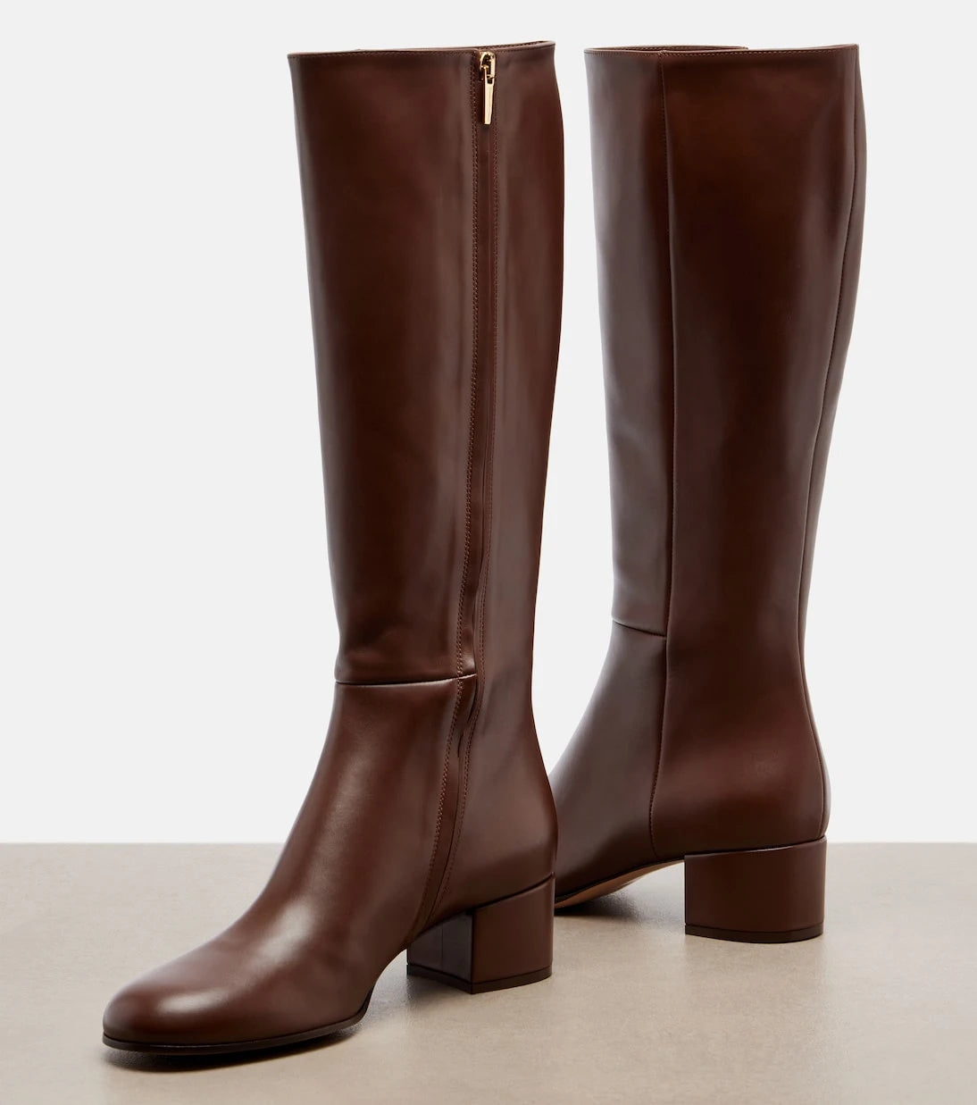 Gianvito Rossi - Joelle leather knee-high boots