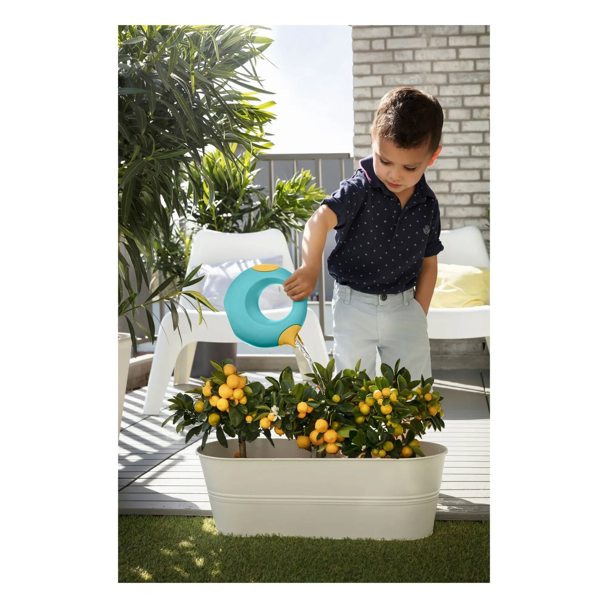 Quut - Cana Watering Can - 0.5 L | Blue