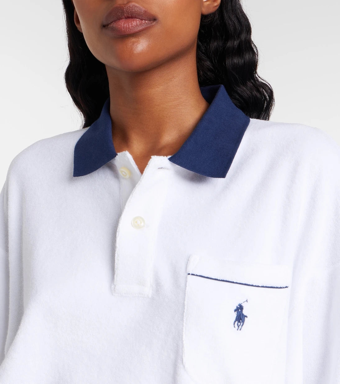 Polo Ralph Lauren - Cotton-blend terry polo shirt