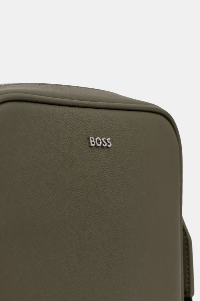BOSS Erkek Deri Omuz Çantası Northon_NS Zip