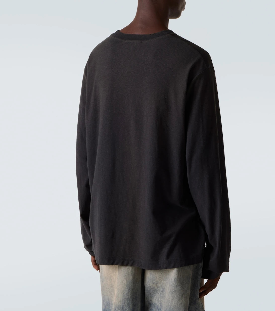 Acne Studios - Distressed cotton-blend T-shirt