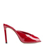 Red Brigitte 100 Patent Leather Mules