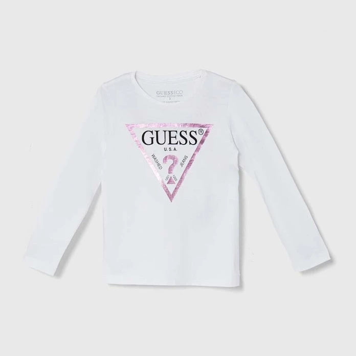 Детска блуза с дълги ръкави Guess