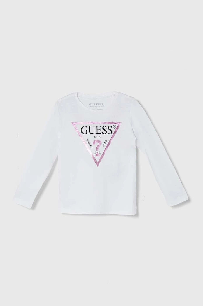 Детска блуза с дълги ръкави Guess