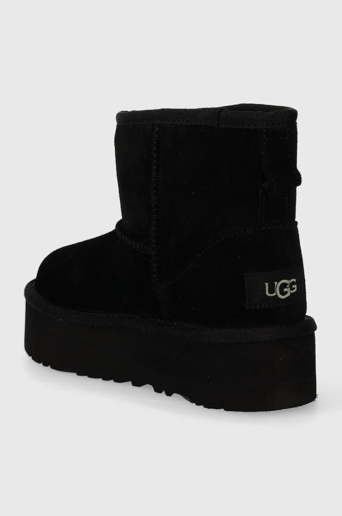 Детски велурени апрески UGG KIDS CLASSIC MINI PLATFORM
