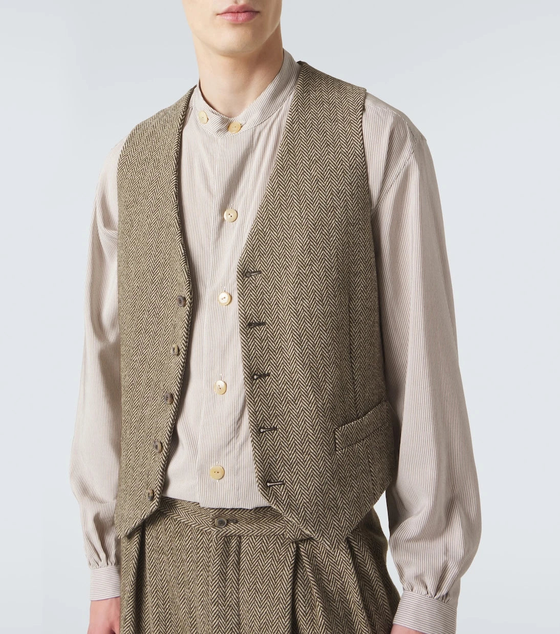Giorgio Armani - Archivio pinstripe shirt