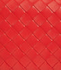 Red Leather Andiamo Clutch Bag