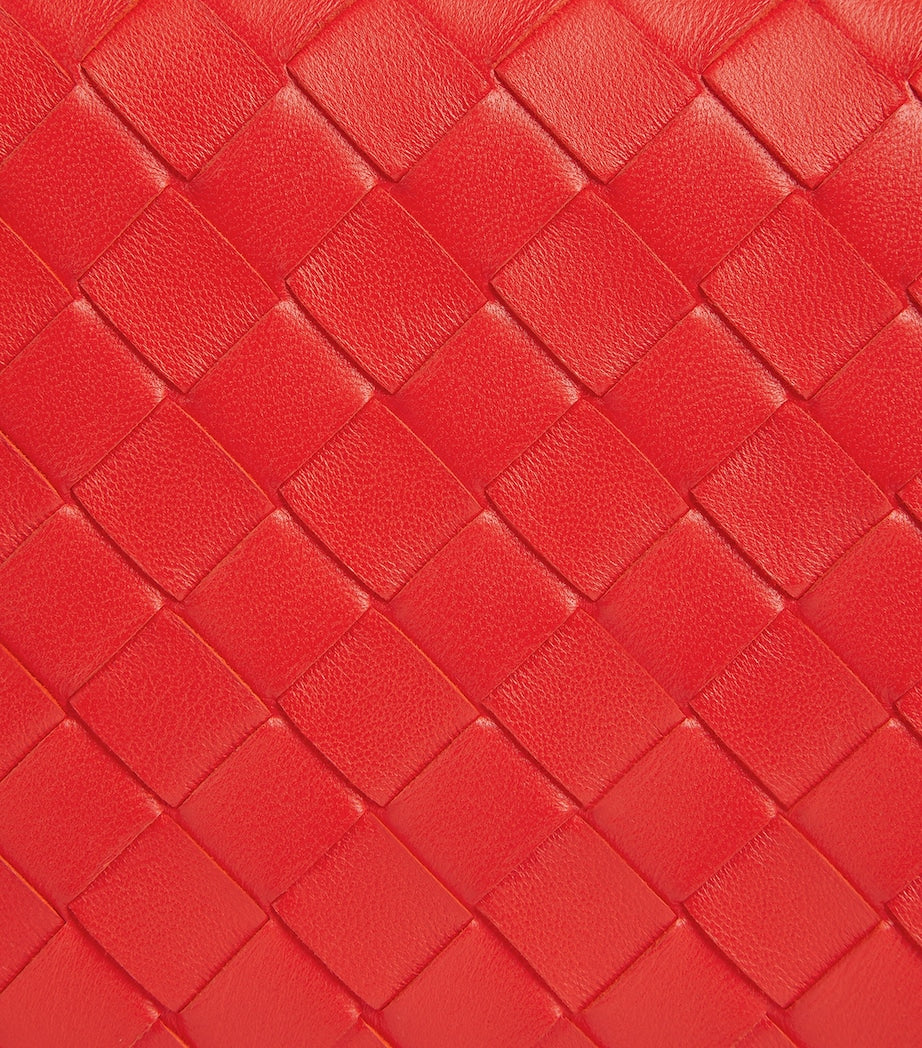 Red Leather Andiamo Clutch Bag