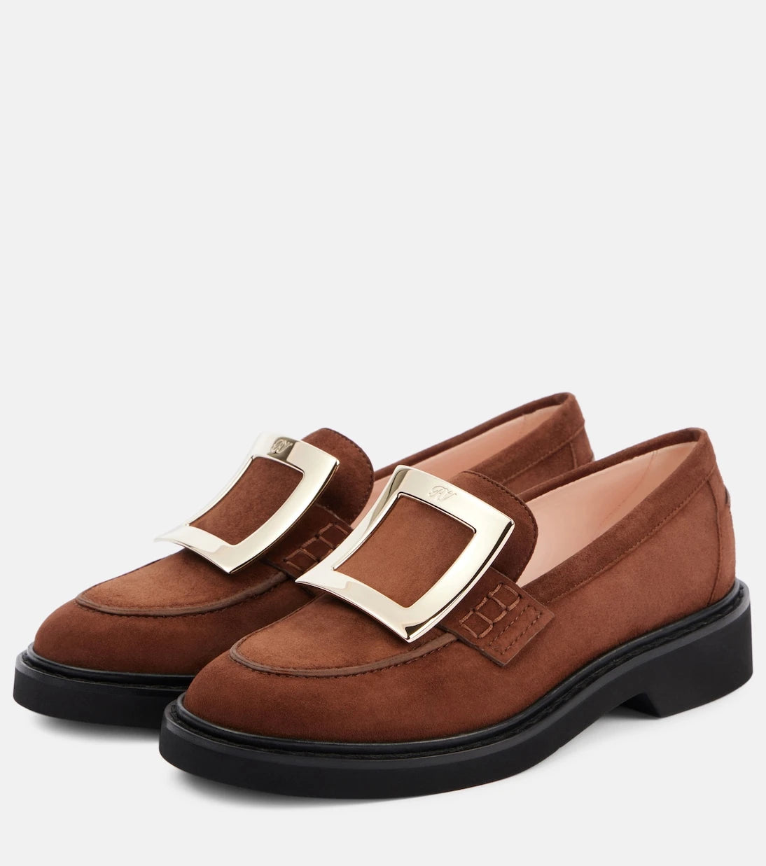 Roger Vivier - Viv' Rangers suede loafers