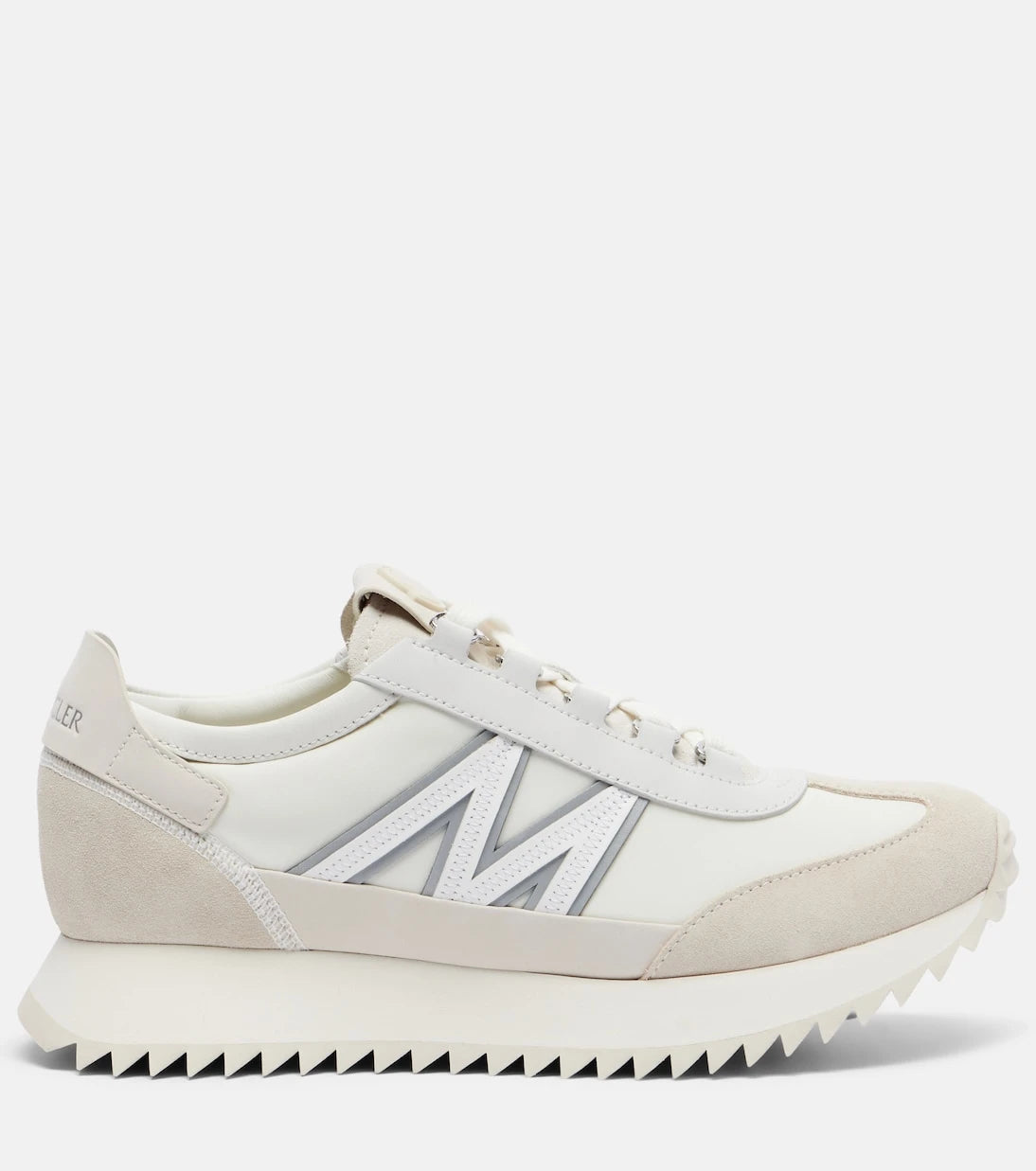 Moncler - Pacey2 suede-trimmed sneakers