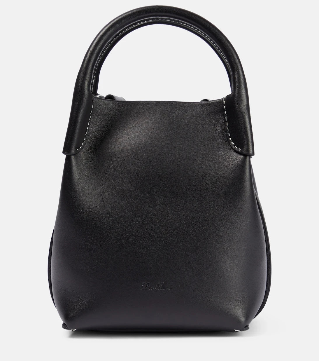 Loro Piana - Bale Small leather bucket bag