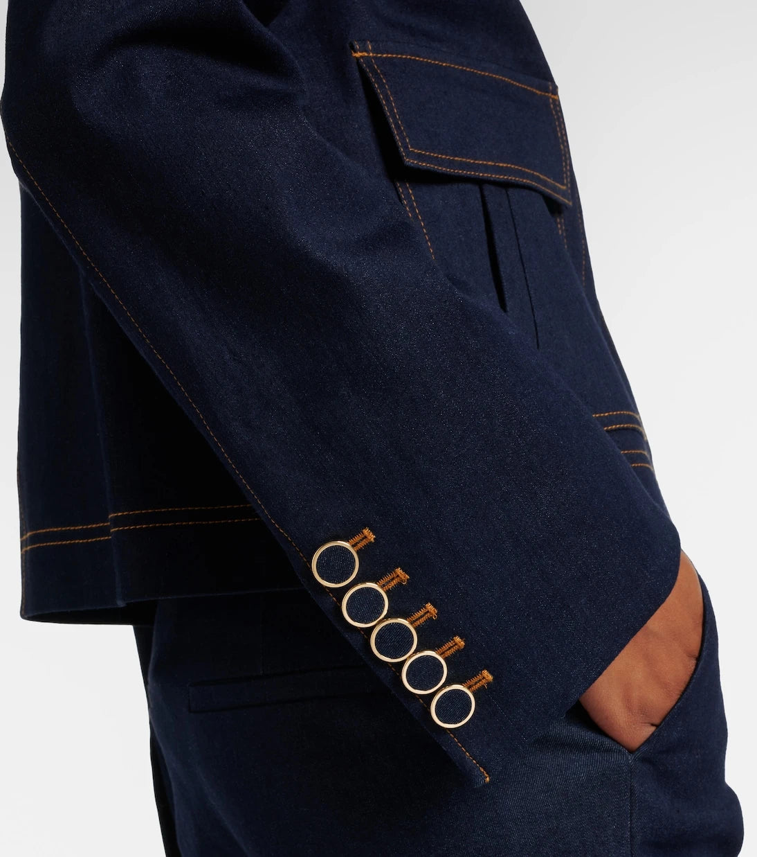 Veronica Beard - Barrington embellished denim jacket