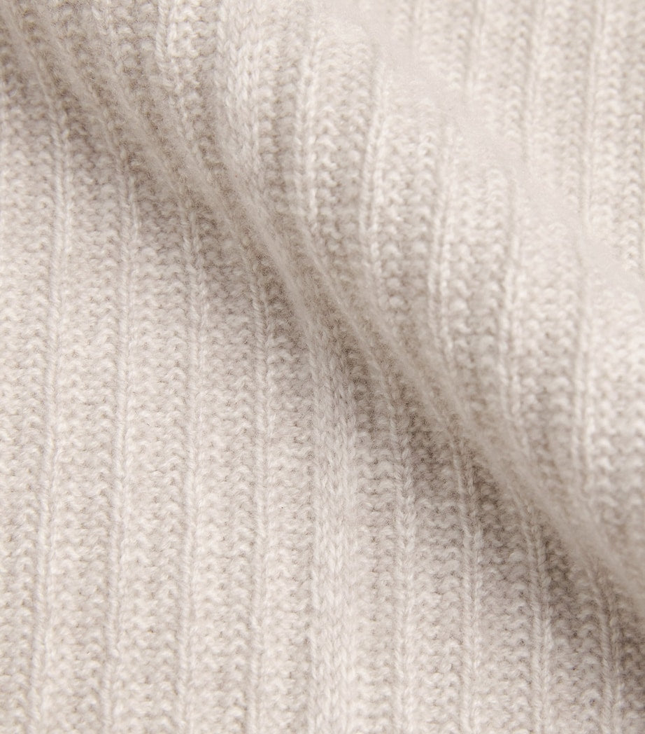 Rag & Bone Beige Cashmere Ribbed Sweater