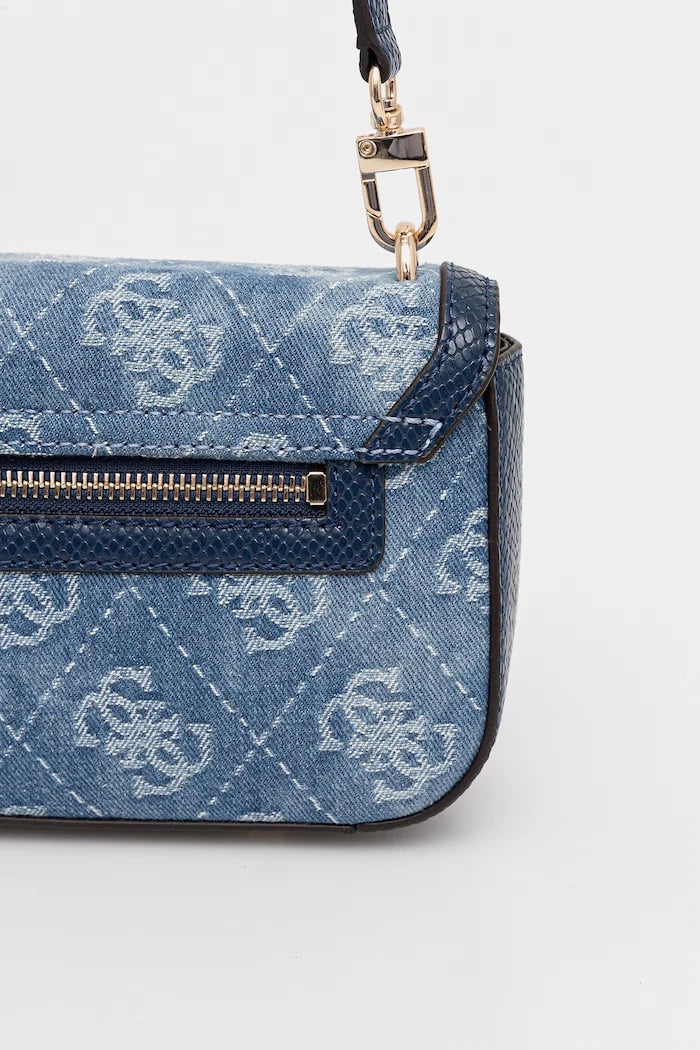 Guess Kadın Denim Baguette Çanta DOVIE