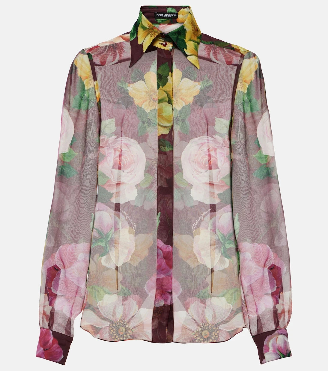 Dolce&Gabbana - Printed silk chiffon blouse