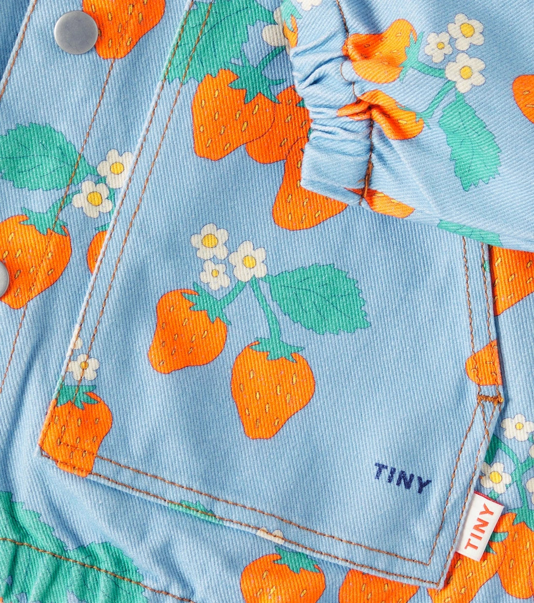 Tinycottons - Strawberries denim jacket