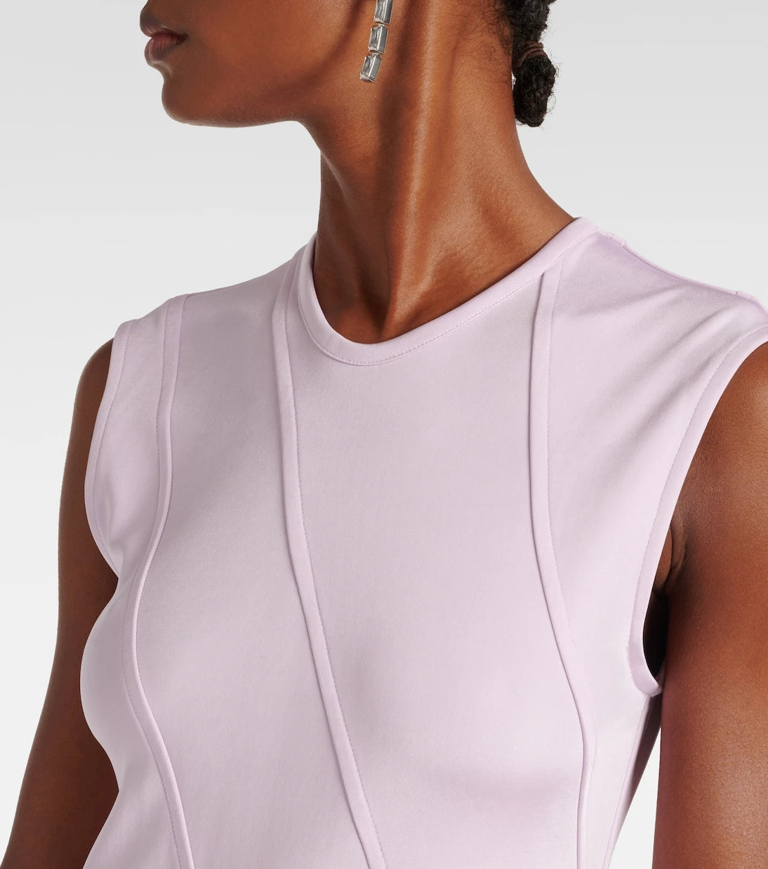 Jil Sander - Asymmetric midi dress