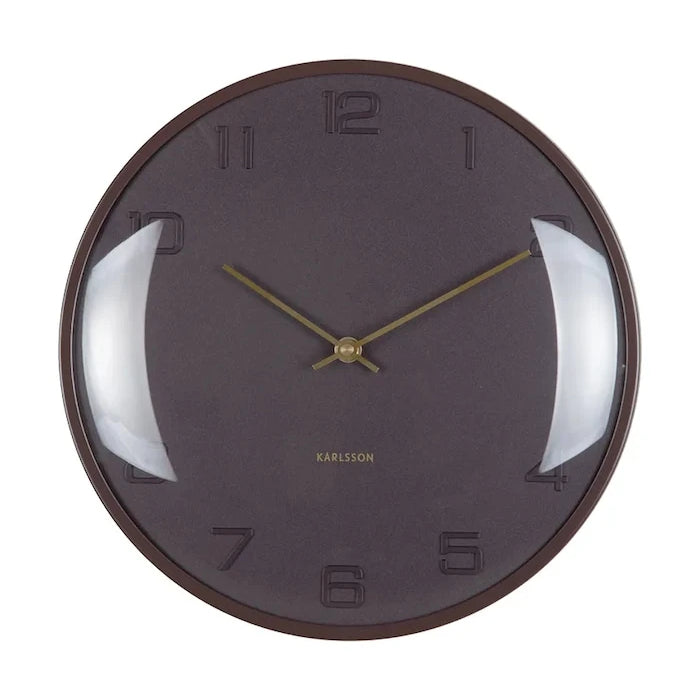 Стенен часовник Karlsson Fuerte Dome 30,5 cm