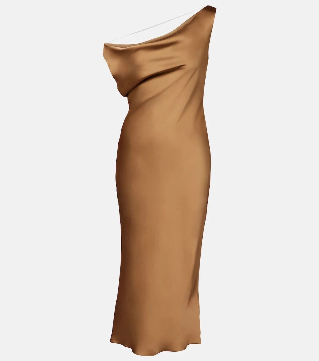 Norma Kamali - Maria crêpe satin midi dress