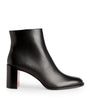 Christian Louboutin Black Adoxa Leather Ankle Boots 70