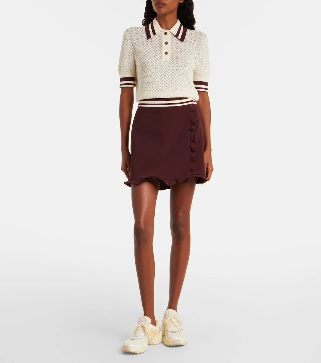 Tory Burch - Ruffled skort